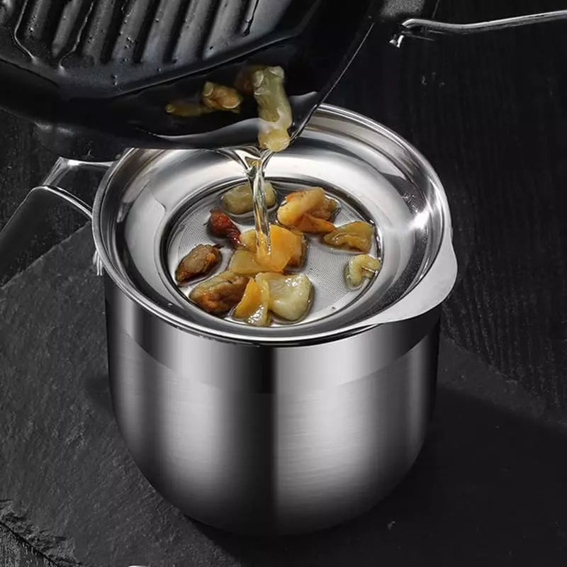 Jarra de Inox 1,5L com Separador de Gema e Tampa - Casa Elège