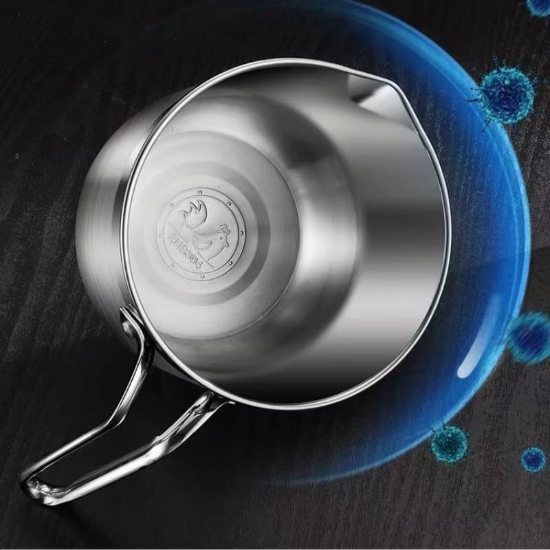 Jarra de Inox 1,5L com Separador de Gema e Tampa - Casa Elège