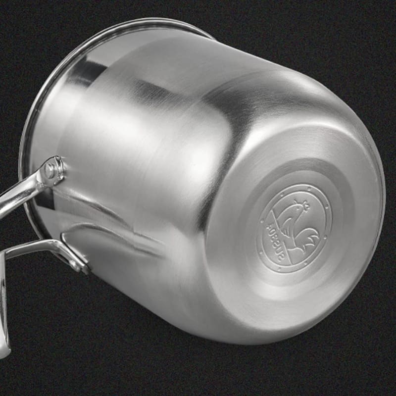Jarra de Inox 1,5L com Separador de Gema e Tampa - Casa Elège