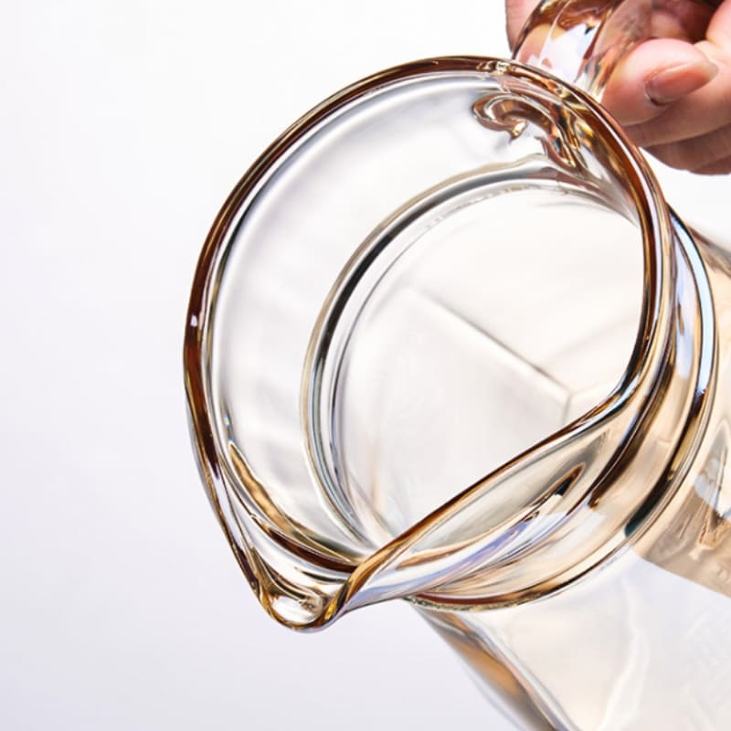 Jarra de Vidro Borossilicato 1,8L com Tampa e Bico Elegante - Casa Elège