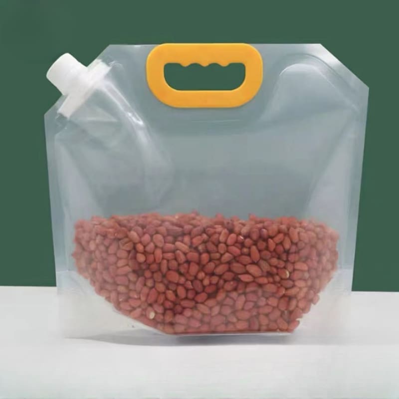 Sacos de Armazenamento 10 Peças com Tampa Rosca e Alça - 2.5kg 10 unidades Casa Elège
