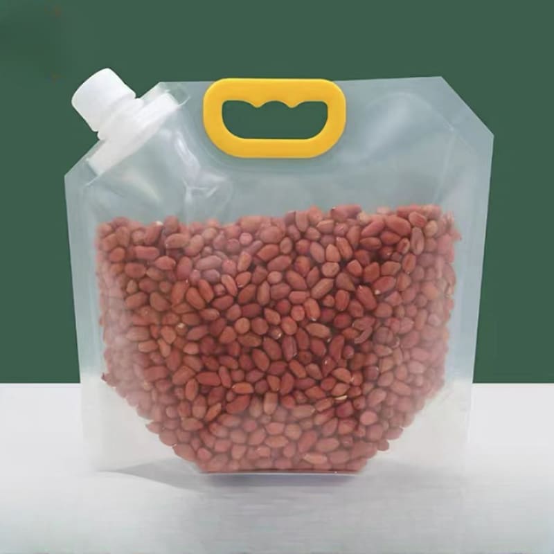 Sacos de Armazenamento 10 Peças com Tampa Rosca e Alça - 1.5kg 10 unidades Casa Elège