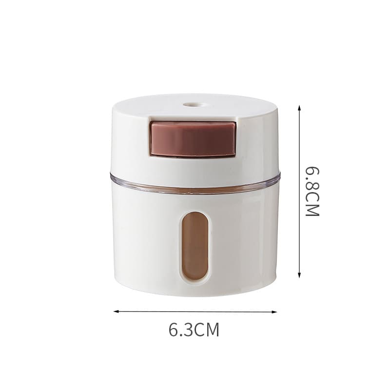 Porta-Temperos Magnético 6 Peças Com Medidor - Casa Elège