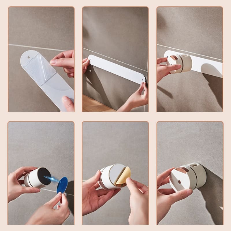 Porta-Temperos Magnético 6 Peças Com Medidor - Casa Elège