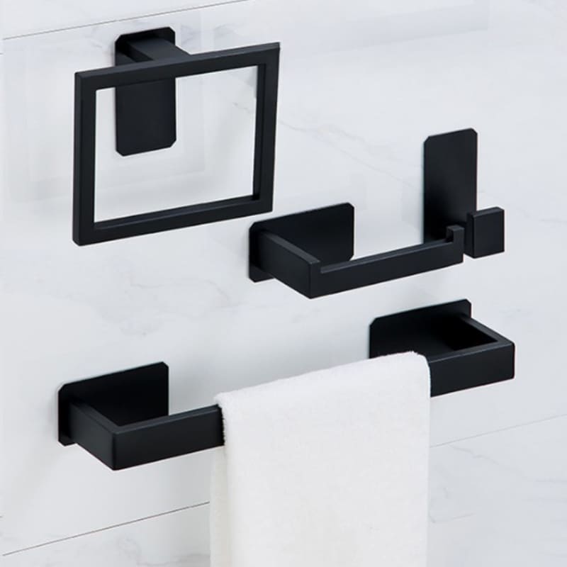 Kit Acessórios Para Banheiro Em Aço Inox 5 Peças - Casa Elège