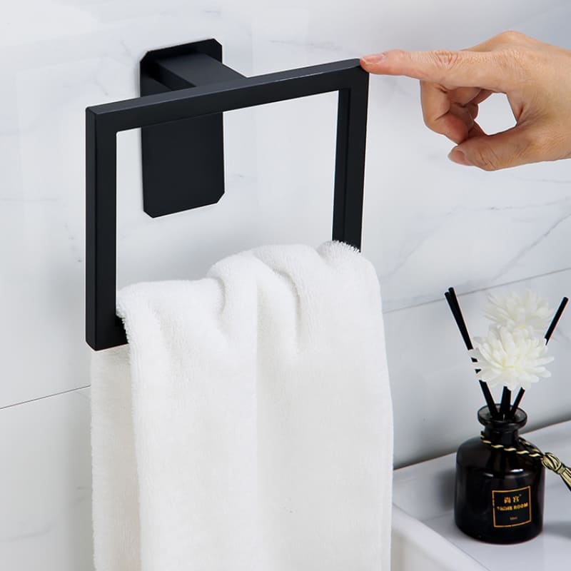 Kit Acessórios Para Banheiro Em Aço Inox 5 Peças - Casa Elège
