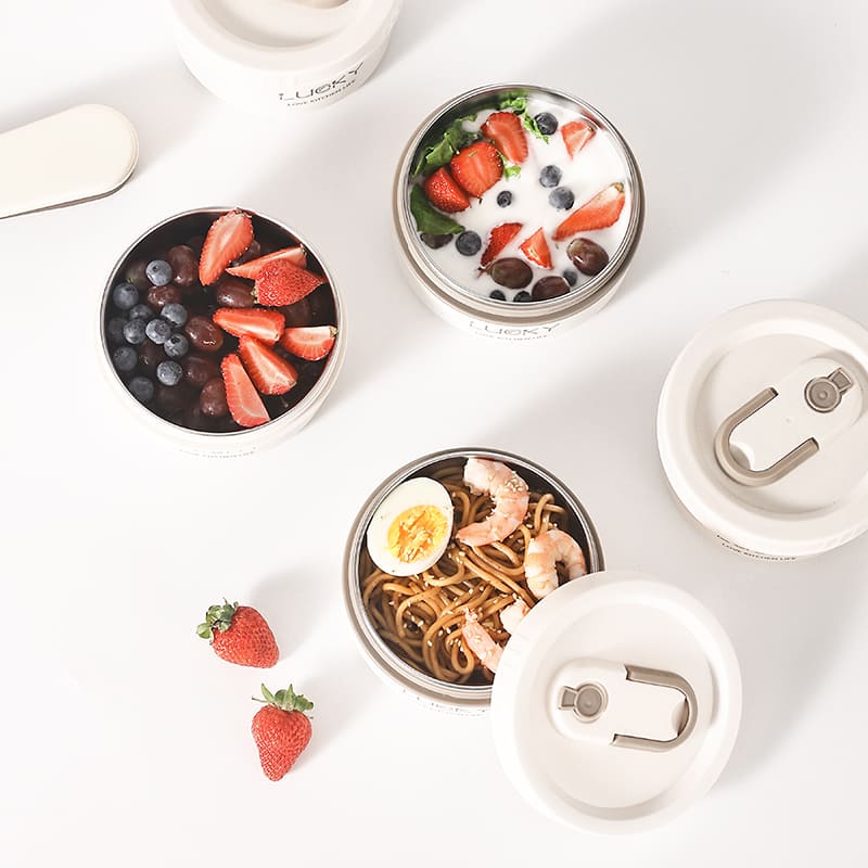 Kit Marmita Térmica Em Aço Inox Com Bolsa Térmica Compacta - Casa Elège