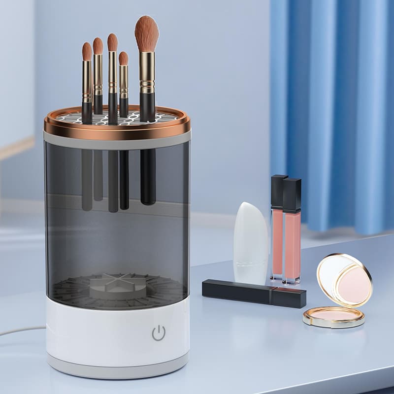 Limpador de Pincéis Elétrico com Tampa de Silicone - Casa Elège