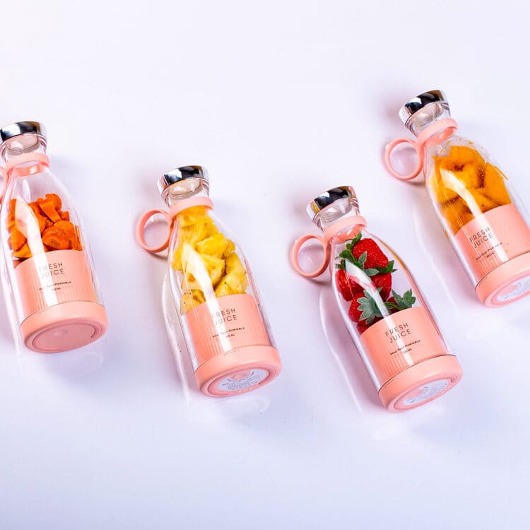 Liquidificador Portátil Sem Fio 350ml Com Base De Carga - Casa Elège