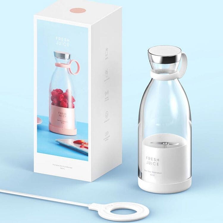 Liquidificador Portátil Sem Fio 350ml Com Base De Carga - Casa Elège