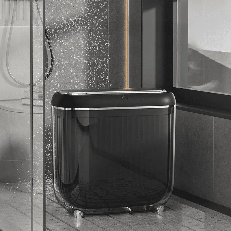Lixeira Automática em Acrílico com Sensor e Ação Tátil - Casa Elège