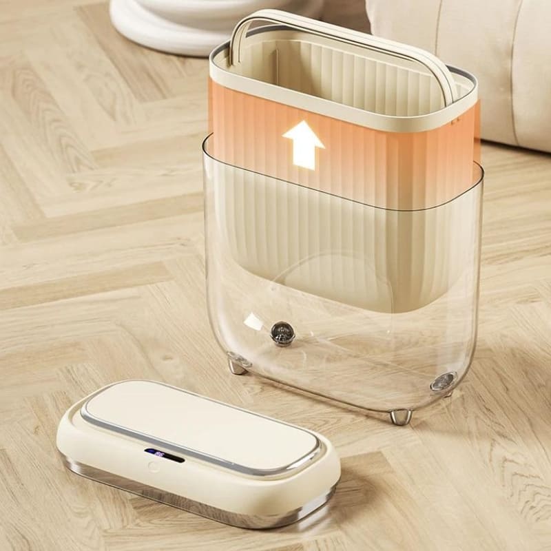 Lixeira Automática em Acrílico com Sensor e Ação Tátil - Casa Elège