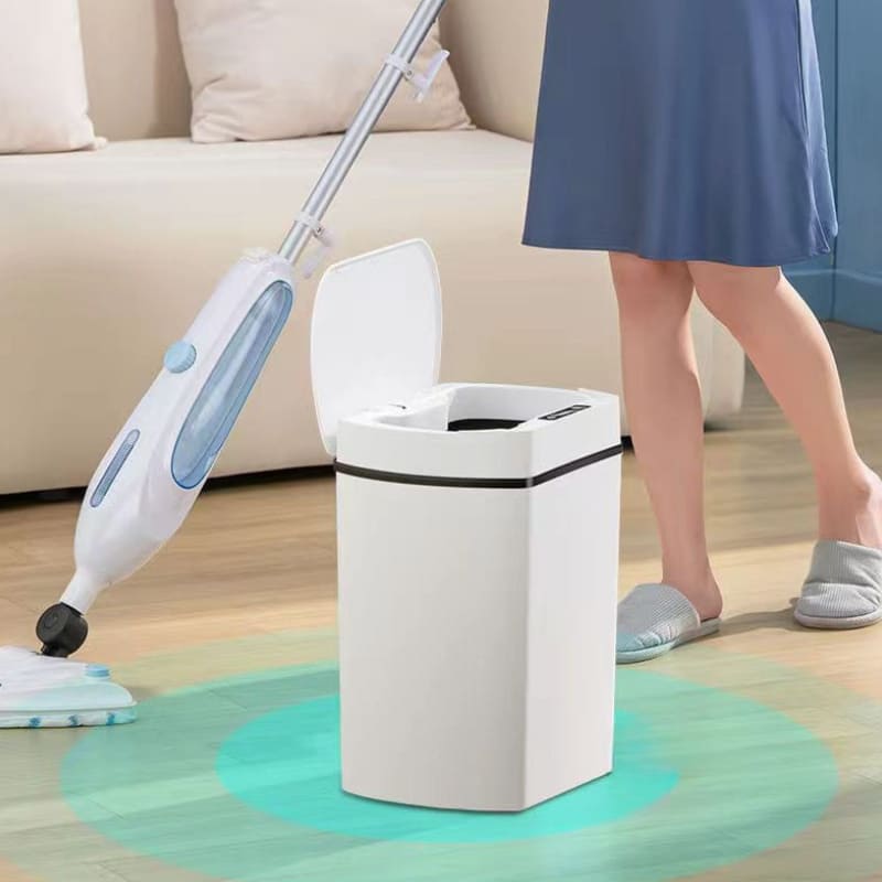 Lixeira Automática Com Sensor 15L Em Aço Inox Elegante - Casa Elège