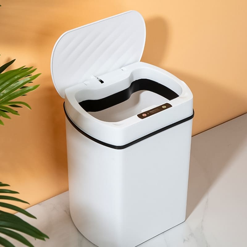 Lixeira Automática Com Sensor 15L Em Aço Inox Elegante - Casa Elège