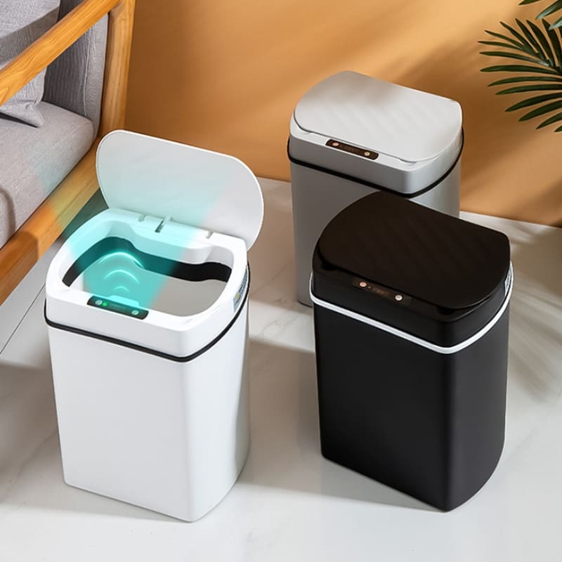 Lixeira Automática Com Sensor 15L Em Aço Inox Elegante - 15L Casa Elège
