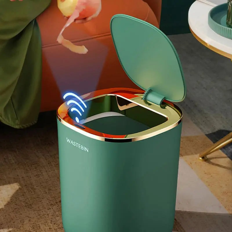 Lixeira Automática com Sensor Colorida para Banheiro - Casa Elège