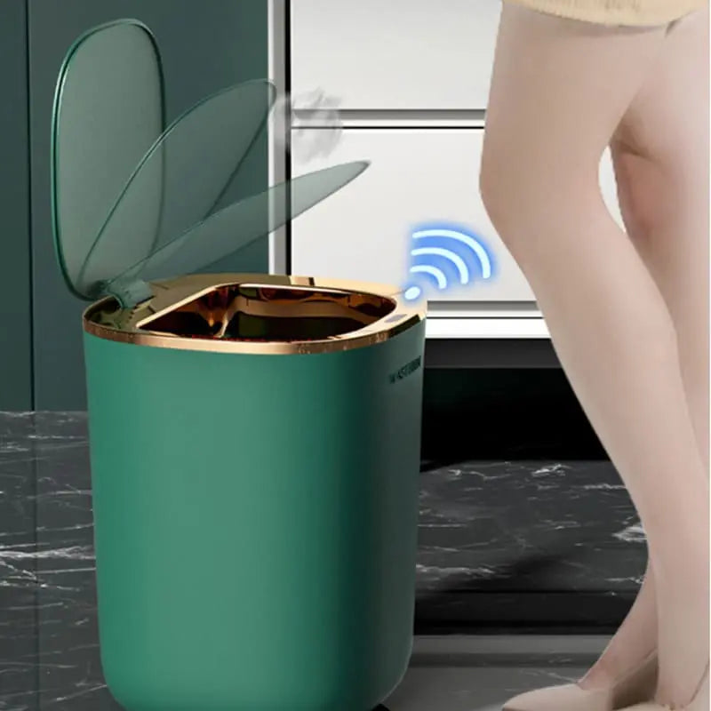 Lixeira Automática com Sensor Colorida para Banheiro - Casa Elège
