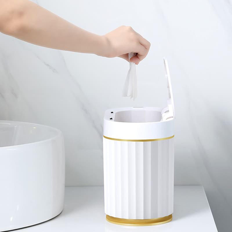 Lixeira Automática De Pia 4L Com Sensor Inteligente - Casa Elège