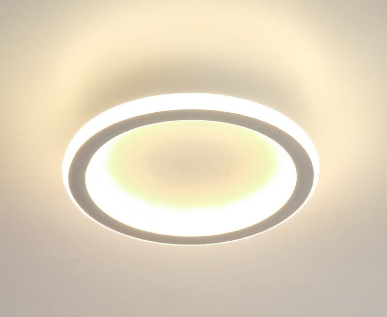Luminária De Teto LED Sobrepor Madrid Design Moderno - Circular Branco Casa Elège