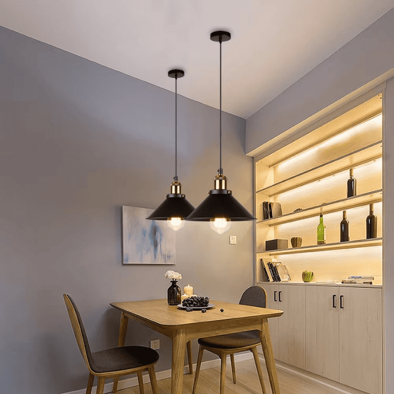 Luminária Pendente em Metal Vintage para Cozinha e Sala - Casa Elège