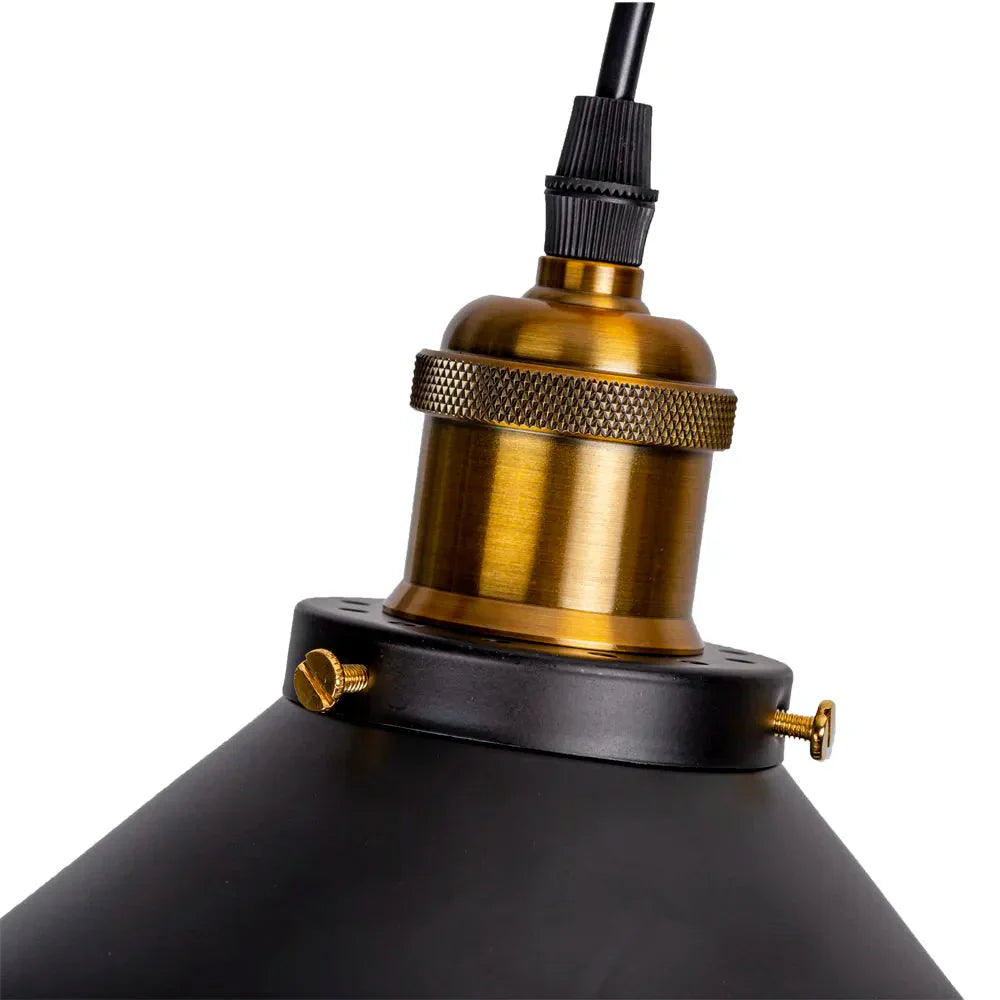Luminária Pendente em Metal Vintage para Cozinha e Sala - Casa Elège
