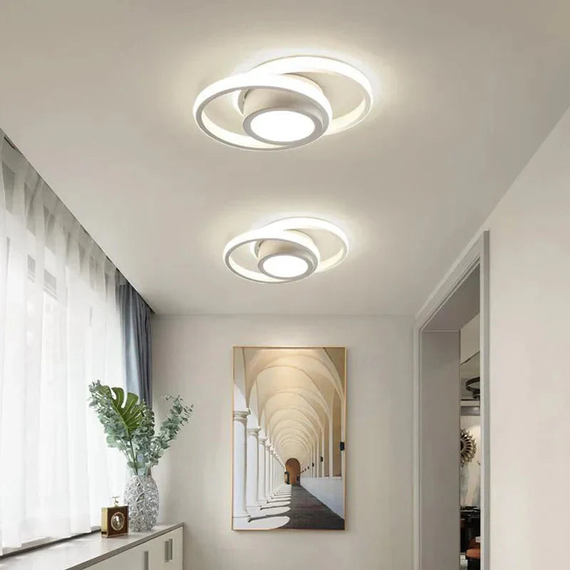 Luminária de Teto LED Plafon Sobrepor Moderna e Minimalista - Branco Fria Casa Elège