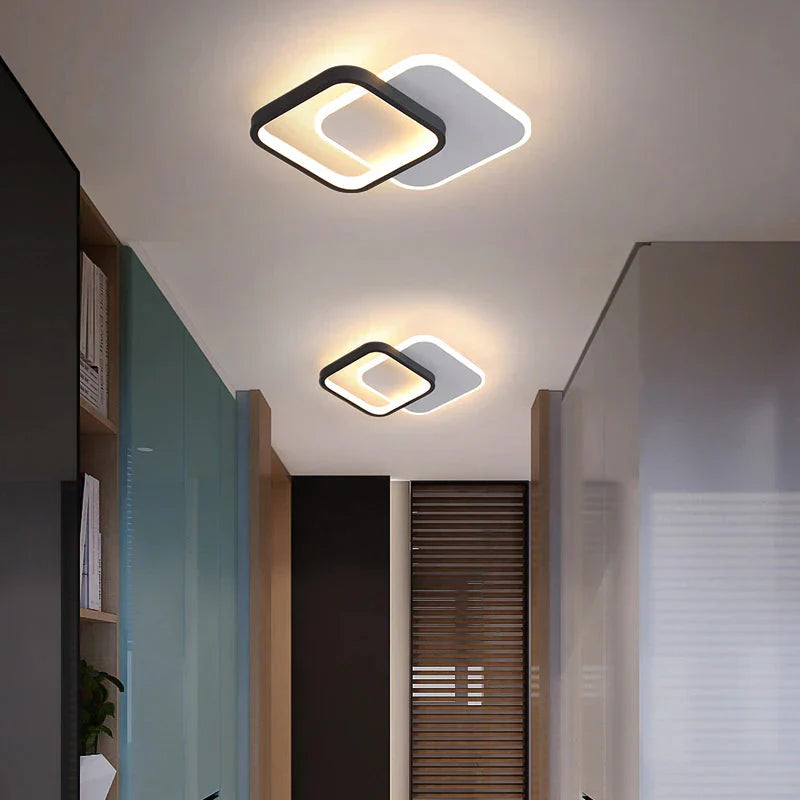 Luminária de Teto LED Plafon Sobrepor Moderno e Eficiente - Quadrado Casa Elège