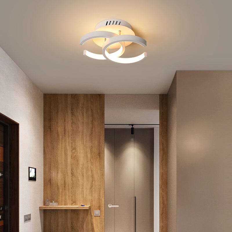 Luminária de Teto LED Plafon Sobrepor Design Moderno - Branco Casa Elège