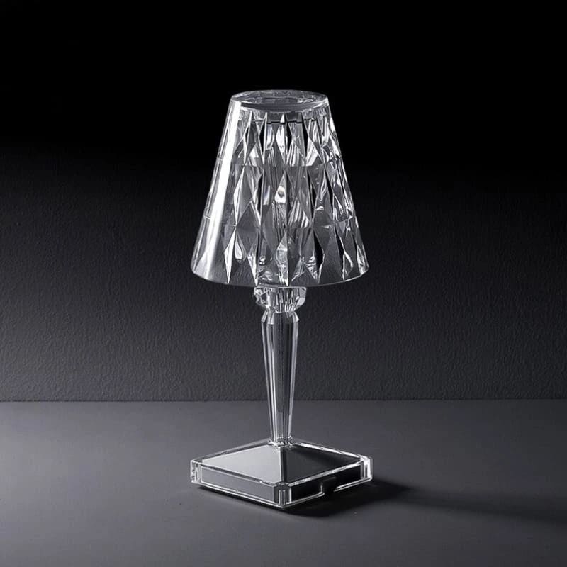 Luminária de Mesa LED Diamante Recarregável Sem Fio - 3 em 1 LED Touch Casa Elège