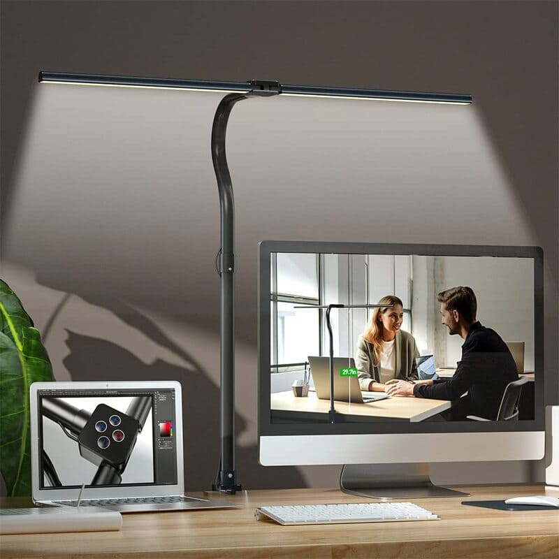 Luminária de Mesa LED Flexível em Alumínio com Controle - Casa Elège