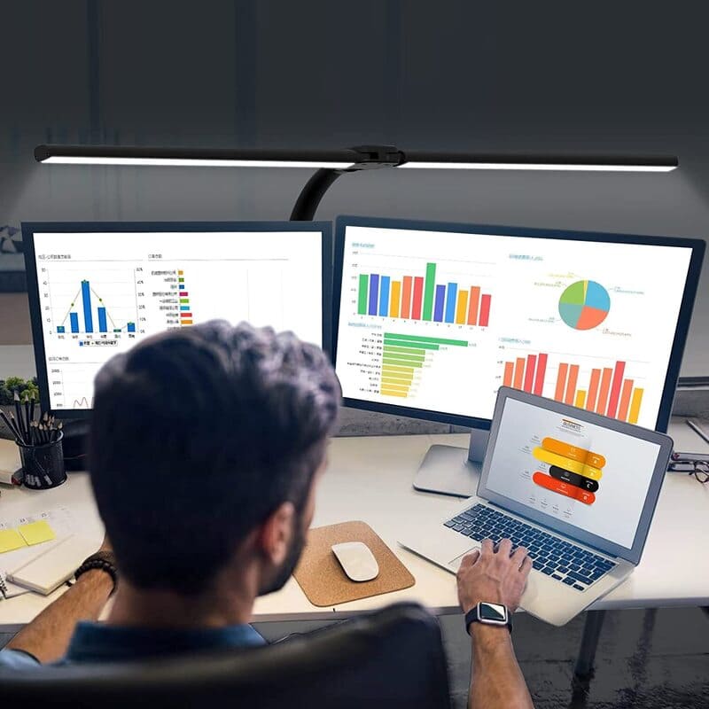 Luminária de Mesa LED Flexível em Alumínio com Controle - Casa Elège