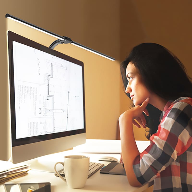 Luminária de Mesa LED Flexível em Alumínio com Controle - Casa Elège