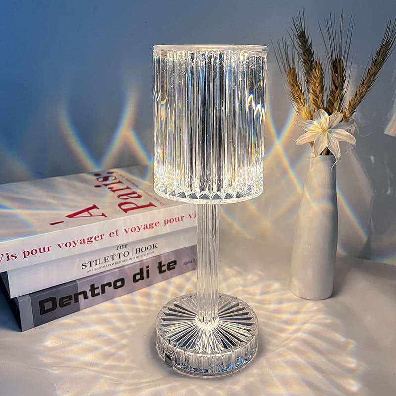 Luminária de Mesa LED Recarregável em Acrílico Sem Fio - Casa Elège