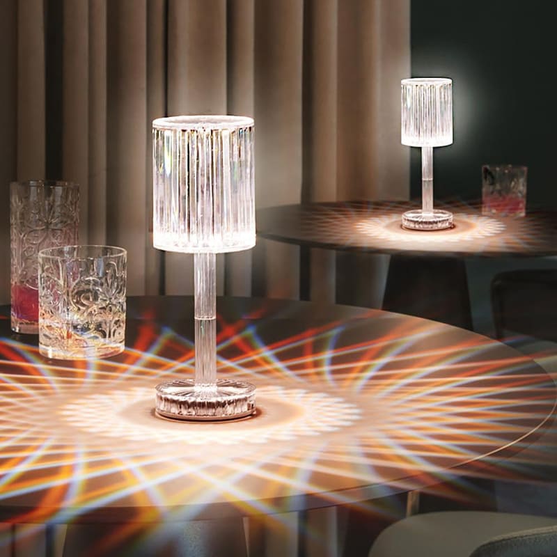 Luminária de Mesa LED Recarregável em Acrílico Sem Fio - Casa Elège
