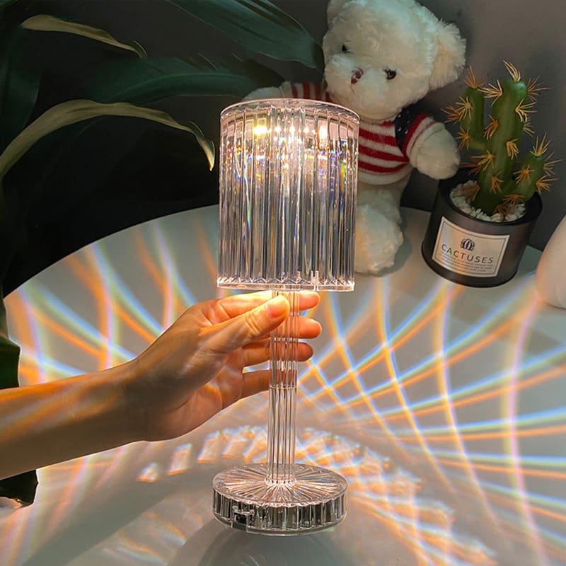 Luminária de Mesa LED Recarregável em Acrílico Sem Fio - Casa Elège