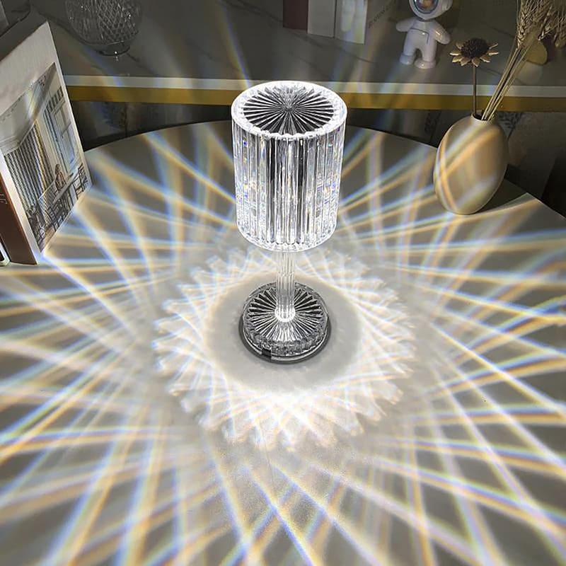 Luminária de Mesa LED Recarregável em Acrílico Sem Fio - Casa Elège