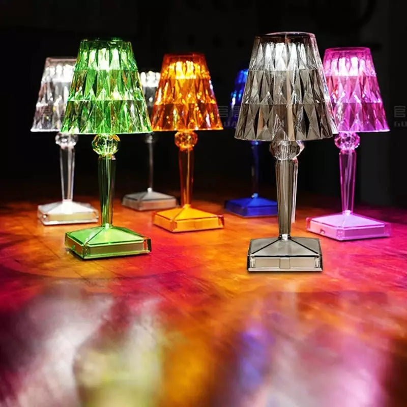 Luminária de Mesa LED Sem Fio 3 Tons Bateria Recarregável - Casa Elège