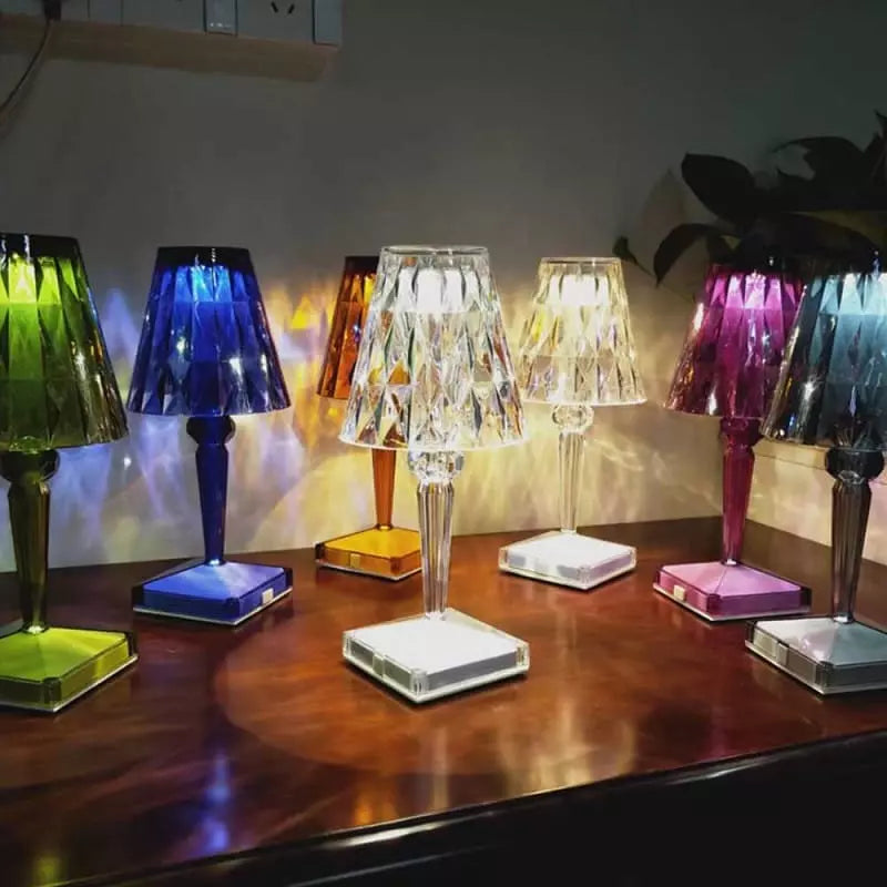 Luminária de Mesa LED Sem Fio 3 Tons Bateria Recarregável - Casa Elège