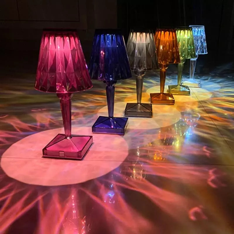 Luminária de Mesa LED Sem Fio 3 Tons Bateria Recarregável - Casa Elège