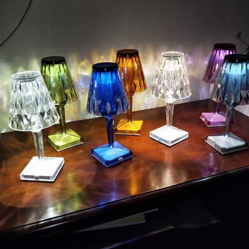 Luminária de Mesa LED Sem Fio 3 Tons Bateria Recarregável - Casa Elège