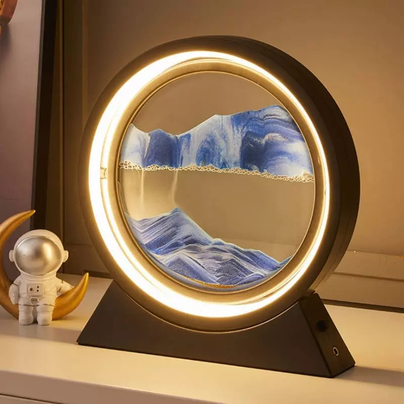 Luminária de Mesa Ampulheta LED Decorativa Minimalista - Casa Elège