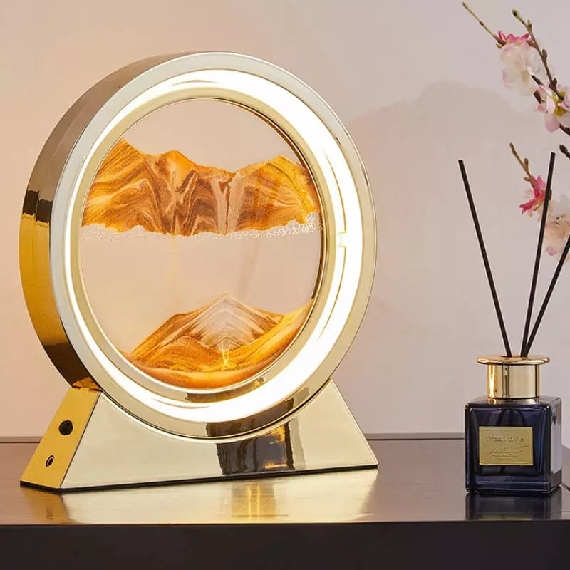 Luminária de Mesa Ampulheta LED Decorativa Minimalista - Casa Elège