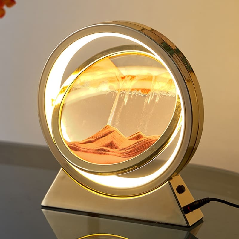 Luminária de Mesa Ampulheta LED Decorativa Minimalista - Casa Elège