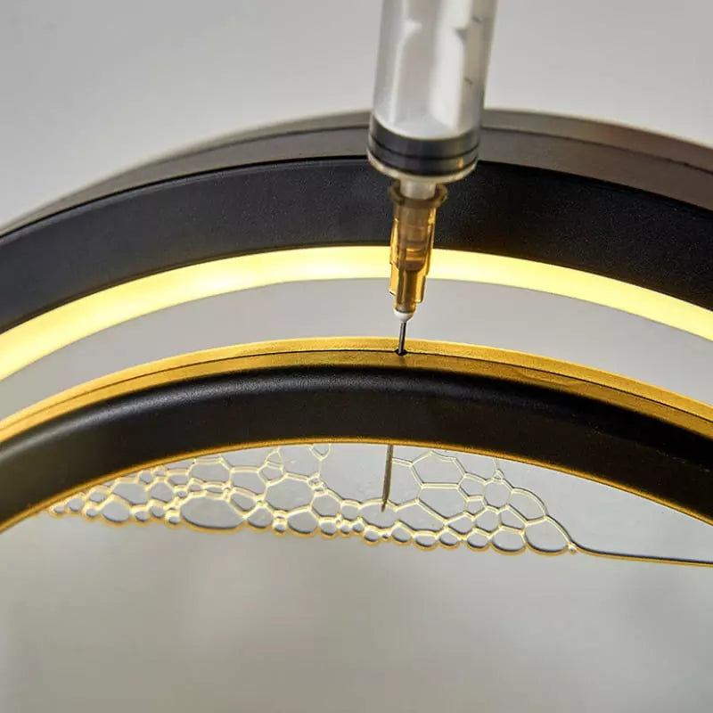Luminária de Mesa Ampulheta LED Decorativa Minimalista - Casa Elège