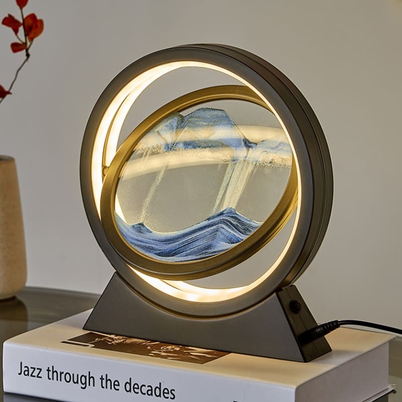 Luminária de Mesa Ampulheta LED Decorativa Minimalista - Casa Elège