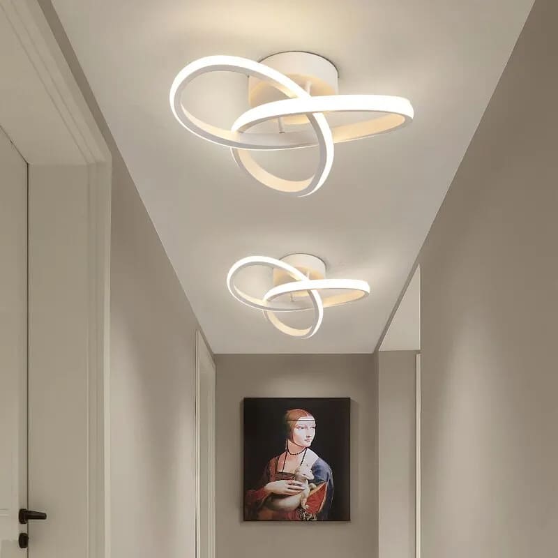 Luminária de Teto LED em Alumínio Plafon Minimalista - Casa Elège