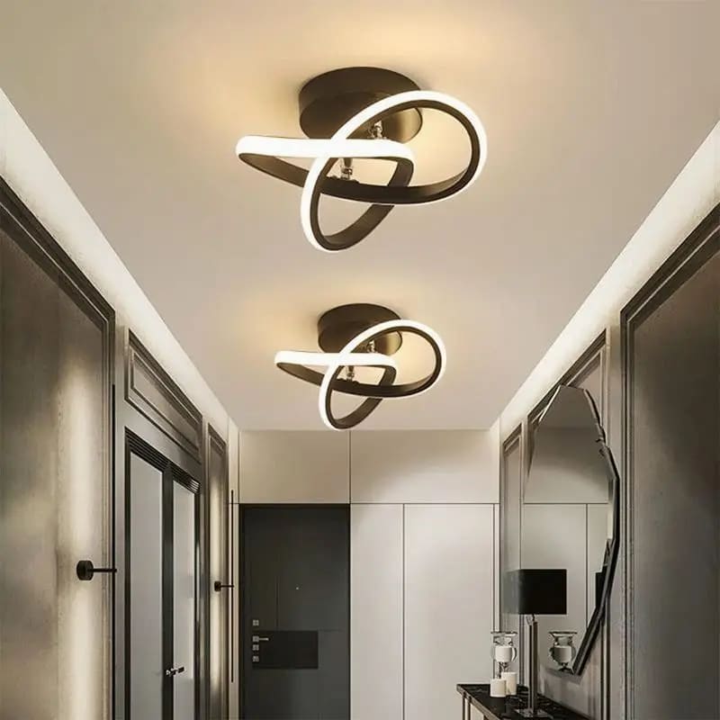 Luminária de Teto LED em Alumínio Plafon Minimalista - Casa Elège
