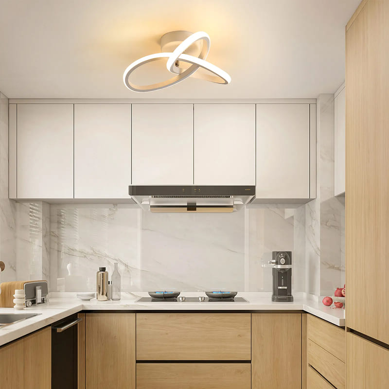 Luminária de Teto LED em Alumínio Plafon Minimalista - Casa Elège