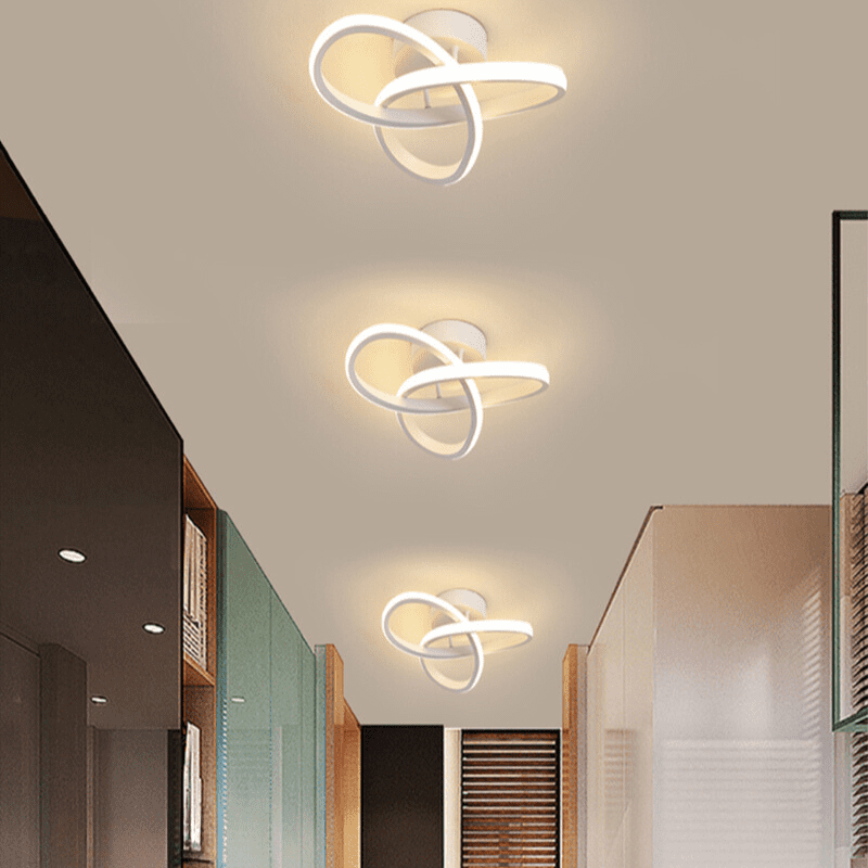 Luminária de Teto LED em Alumínio Plafon Minimalista - Casa Elège