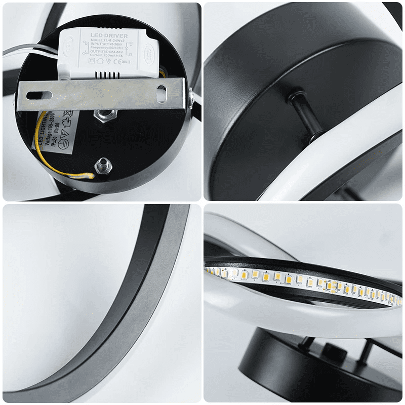 Luminária de Teto LED em Alumínio Plafon Minimalista - Casa Elège